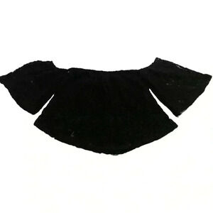 Women's Lace Stretch Off Shoulder Top